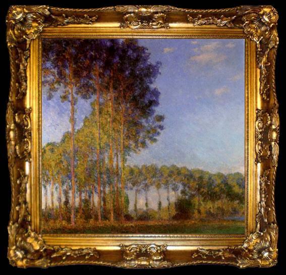 framed  Claude Monet Poplars on the banks of the River Epte, ta009-2